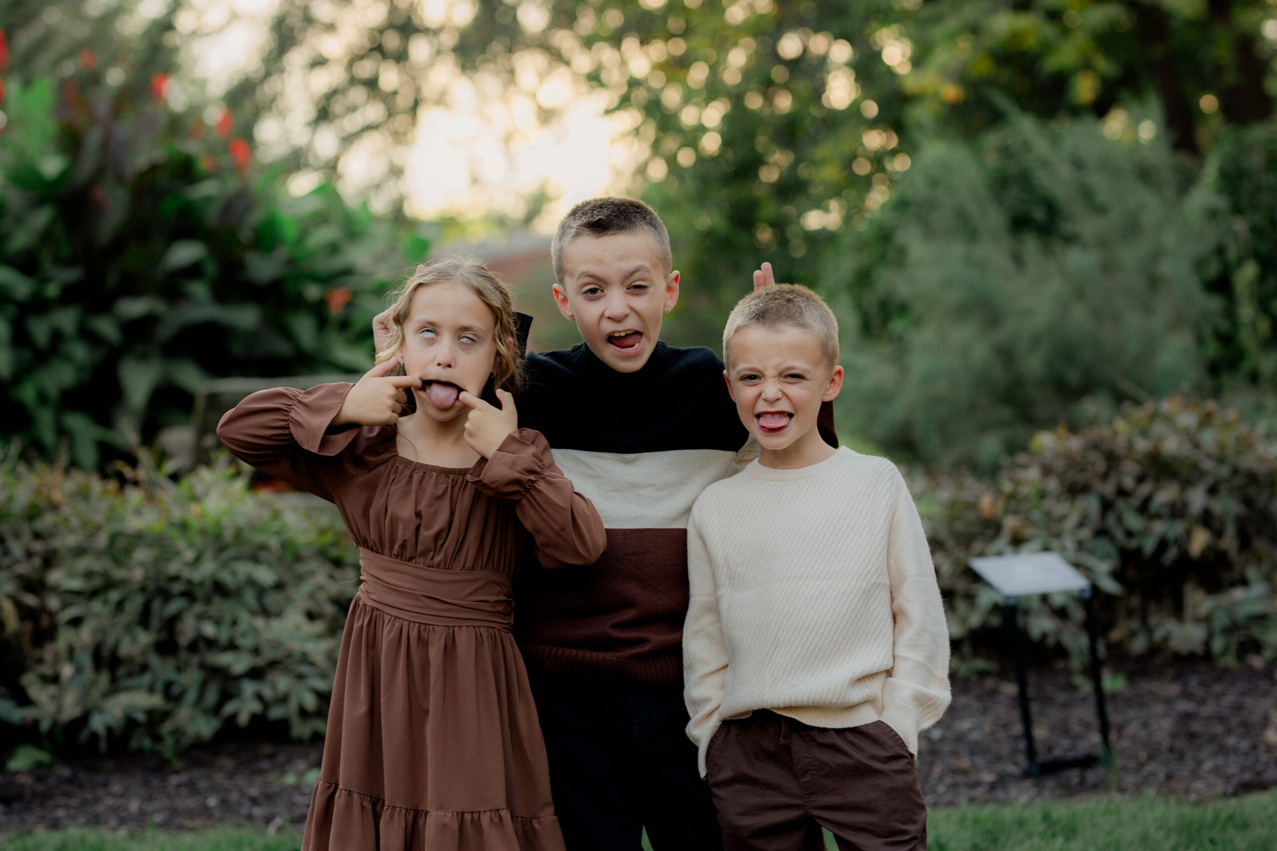 The Becker kids being themselves