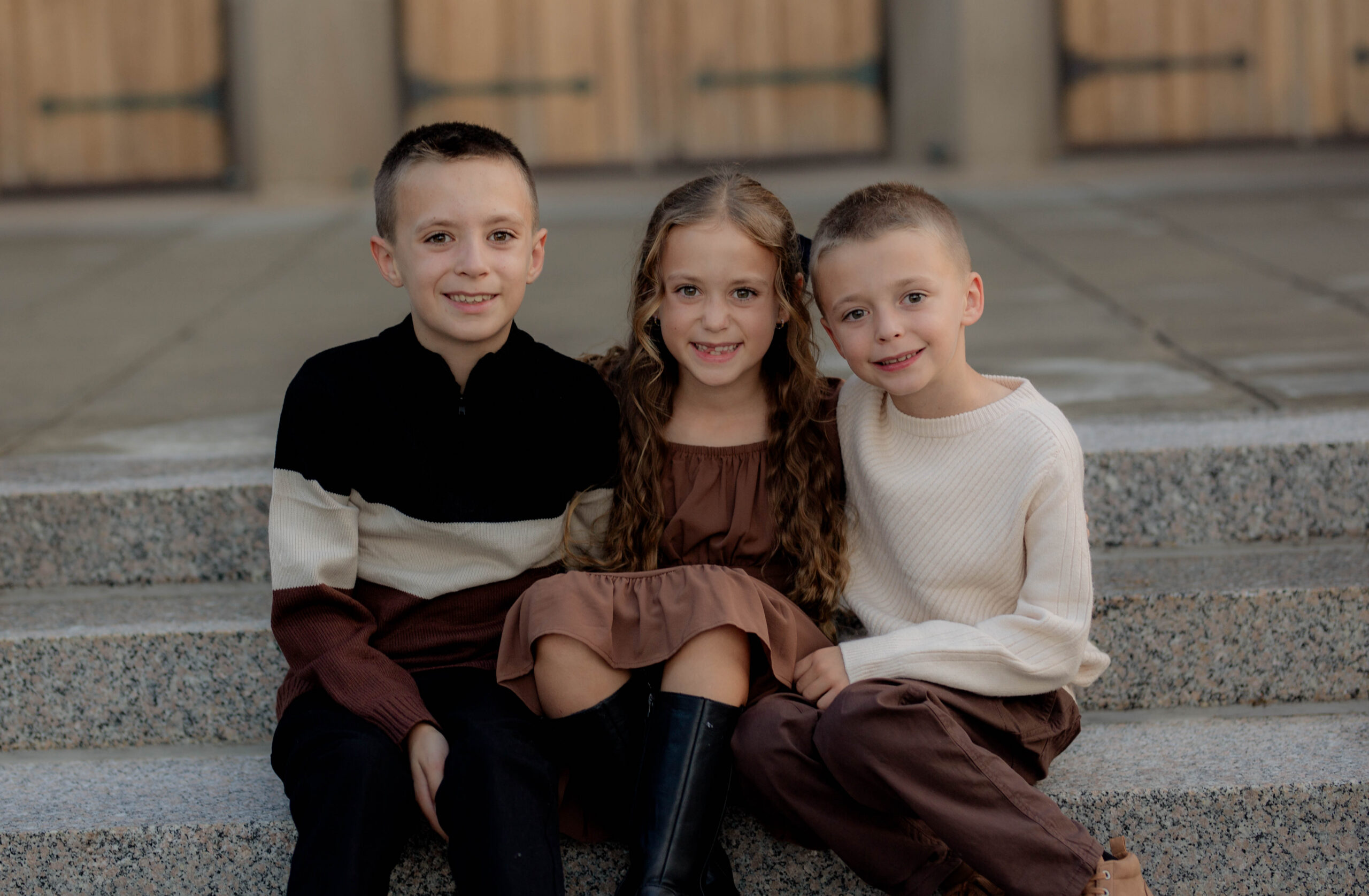 Colson, Lyla, and Liam, the Becker kids